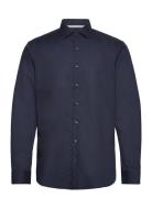 Poplin Stretch Modern Shirt Michael Kors Navy