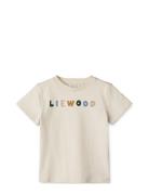 Sixten Placement Shortsleeve T-Shirt Liewood Grey