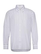 Rel Heritage Poplin Stripe Shirt GANT White