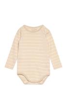 Body Ls W. Yd Stripe Fixoni Beige