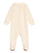 Nightsuit W.zipper A. Foot Fixoni Cream