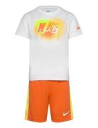 Nkb B Nk Hazy Rays Tee Short S Nike Orange