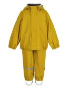 Pu Rain W. Susp. Recycled Mikk-line Yellow