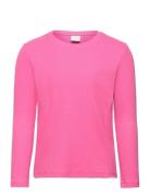 Top L S Basic Rib Lindex Pink