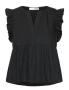 Slfblair-Ida Sl Top Noos Selected Femme Black