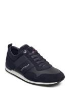 Iconic Leather Suede Mix Runner Tommy Hilfiger Blue