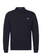 L/S Plain Fp Shirt Fred Perry Navy