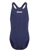 Girl's Team Swimsuit Swim Pro Solid Arena Navy