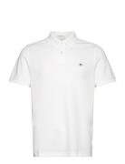 Reg Shield Ss Pique Polo GANT White