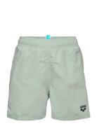 Boys' Beach Boxer Solid R Black-White Arena Green