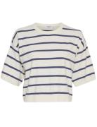 Mschgeanine Rachelle 2/4 Pullover Stp MSCH Copenhagen White