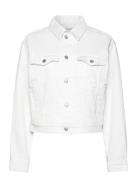 C_Trucker Jacket BOSS White