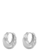 Lydia Big Twist Ring Ear SNÖ Of Sweden Silver