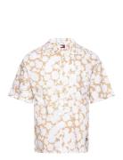 Tjm Rlx Floral Aop Camp Shirt Tommy Jeans White