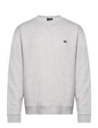 Matteo Organic Cotton Crew Sweatshirt Lexington Clothing Grey