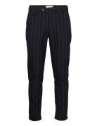 Como Twill Pinstripe Suit Pants Les Deux Navy