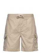 Cargo Linen Shorts Morris Beige