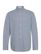 Reg Flannel Melange Shirt GANT Blue