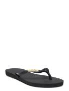 Hav. Slim Logo Metallic Havaianas Black