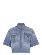 Relaxed Utility Shirt S\S Wmn G-Star RAW Blue