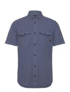 Marine Slim Shirt S\S G-Star RAW Blue
