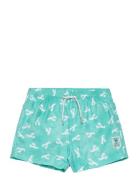 Lobster-Print Swimming Costume Mango Blue