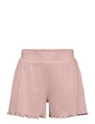 Cotton Drawstring Waist Shorts Mango Pink