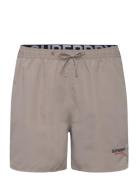 Sportswear Emb 15 Swim Short Superdry Beige