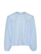 Vmchris Detail Ls Top Wvn Girl Vero Moda Girl Blue