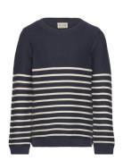 Pullover Ls Knit Minymo Navy