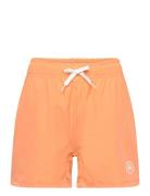 Swim Shorts, Solid Color Kids Orange