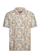 Mmgjoel Leaf Ss Shirt Mos Mosh Gallery Cream