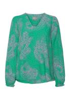 Cupolly Ls Blouse Culture Green