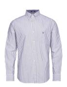 Reg Oxford Stripe O.shield Shirt GANT Blue