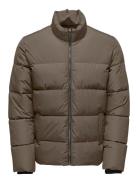 Onsmelvin Life Puffer Jacket Otw Vd ONLY & SONS Brown