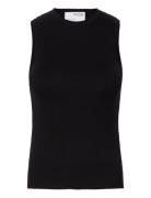 Slflydia Sl O-Neck Knit Top Noos Selected Femme Black