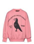 Pigeons Emb Sweatshirt Mini Rodini Pink