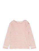T-Shirt L/S Modal Striped Petit Piao Pink