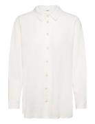 Objsanne L/S Shirt Noos Object White