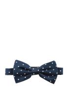 Dots Silk Bow Tie Portia 1924 Navy