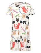 Clairvoyant Cats Aop Ss Dress Mini Rodini Patterned