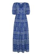 Gamboll Maxi Dress Ss Lollys Laundry Blue