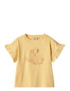 T-Shirt S/S Esther Wheat Yellow