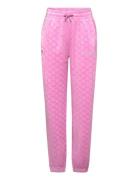 Luxe Embossed Velour Loose Jogs Juicy Couture Pink