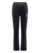 Glitter Velour Bootcut Juicy Couture Black