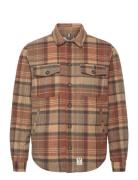 Nathan Check Overshirt Fat Moose Brown