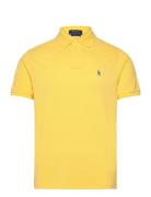 Custom Slim Fit Mesh Polo Shirt Polo Ralph Lauren Yellow