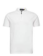 Custom Slim Fit Stretch Mesh Polo Shirt Polo Ralph Lauren White