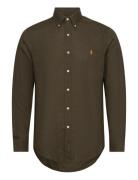 Custom Fit Linen Shirt Polo Ralph Lauren Green