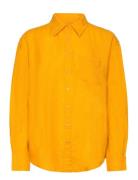 Rel Linen Shirt GANT Orange